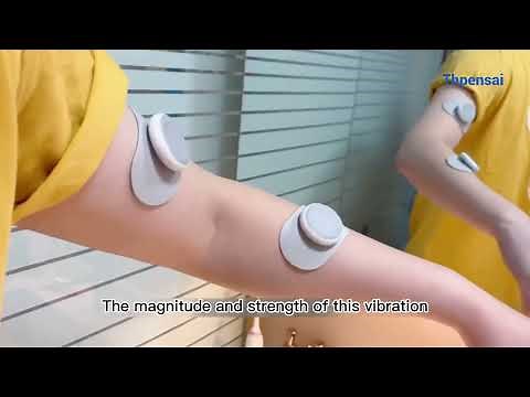 Mini Electric Massage Stickers Full Body Pulse Massager with Charging Case #massager #personalcare