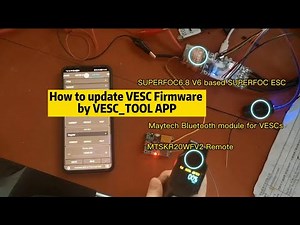How to update firmware by VESC_TOOL APP