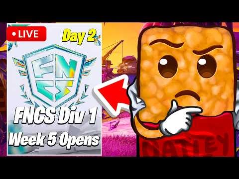 🔴LIVE - FNCS DIV 1 OPENS DAY 2 (Fortnite)