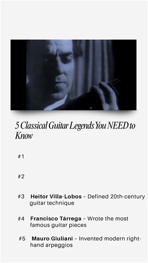 5 Classical Guitar Legends Every Guitarist Should Know