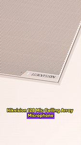 Hikvision 128 MIC Ceiling Array Microphone 🎙️- Perfect Sound 🔊 for Smooth Meetings Unstable audio and outdated handheld mics? Upgrade to 128 MIC Ceiling Array Microphone for crystal-clear sound and effortless coverage. With 8-zone pickup, 128 microphone units, long-distance reach, and auto noise filtering, your remote meetings stay smooth and noise-free. Free your hands - no more holding a mic! https://bit.ly/48FCDUC #128MICCeilingArrayMicrophone #Hikvision #Microphone | Hikvision Europe