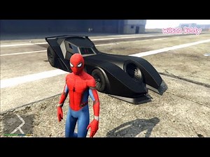 Spiderman Naik Mobil Balap Batman | Game Wilson Kiddy