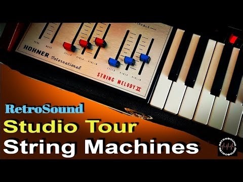 RetroSound Studio Tour: Classic Analog String Machines from the 70s and 80s