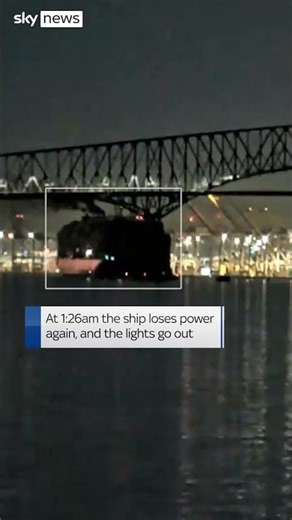 How did the cargo ship crash into the Francis Scott Key Bridge in Baltimore?