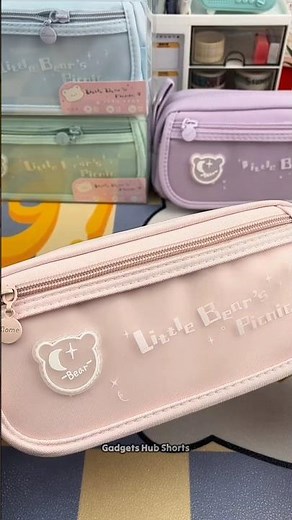 MICKEY MOUSE PINK JUMBO JEEPER POUCH GEOMETRY BOX 😍😘#stationarycollection #schoolsupplies #shorts