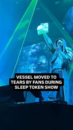 Sleep Token singer Vessel was visibly moved to tears tonight after numerous fans held up signs that said ‘You Are So Loved’ in the crowd in Cleveland. 🎥 @uluckyducky #sleeptoken #vessel | Rock Feed