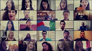 Sicilian choir sings 'O Sole Mio' hoping for better days