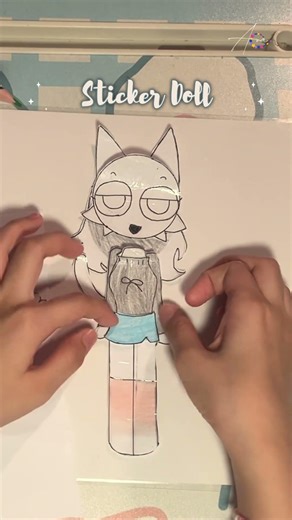 SPRUNKI WENDA STICKER DOLL