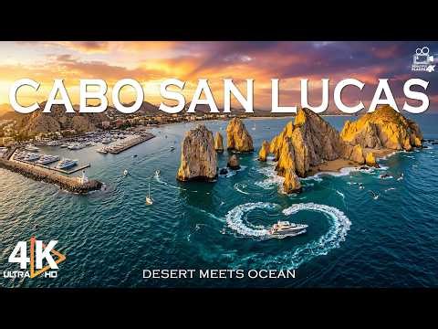 Cabo San Lucas Summer 4K☀️ El Arco, Golden Beaches & Baja Coastline Views | Video 4K UHD
