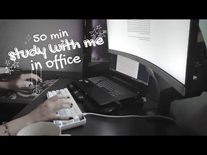 Study With Me ASMR | 50 Minutes of Calm Keyboard Typing | No Talking