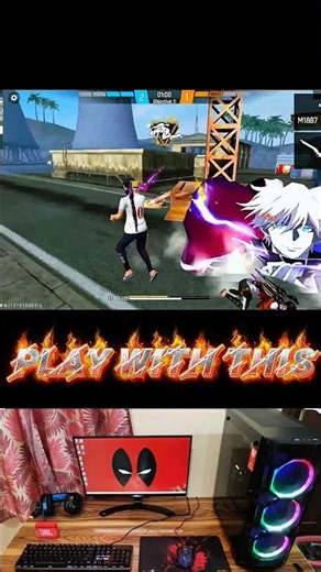 How To Play Free Fire With Keyboard And Mouse 🐀 #freefire #shorts #keyboard #mouse #freefireshorts