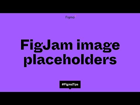 FigJam / Figma Tip: Make replaceable image placeholders