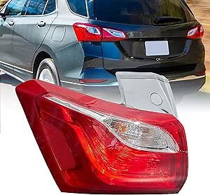 LED Tail Light Rear light Taillamp Compatible with 2018 2019 2020 Chevrolet Equinox Repalce# 19418086 84769835 Only Passenger Side
