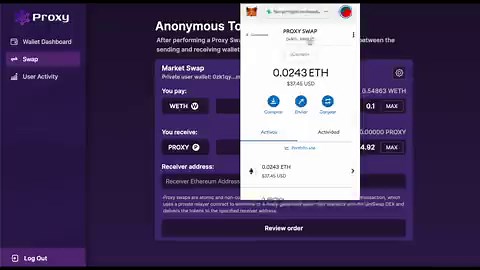 💥 V2 $PROXY SWAP IS LIVE 💥✅ We are glad to announce that our Swap is now live and ready to useWe have utilized #ZKP & Relayer contracts to provide our users with fully anonymous transactions on #ETH network 😍Check it out now at ⬇️https://t.co/xUirDOrQBY