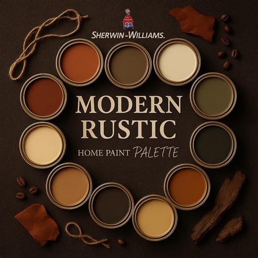 Sherwin Williams Modern Rustic Paint Palette: 12 Earthy Colors (digital Download) - Etsy