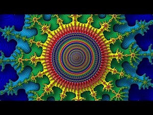 Eight Rainbows - 8th Power Mandelbrot Fractal Zoom