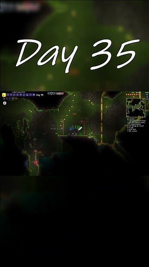 100 Days In Terraria's Calamity Mod (Day 35/100) #shorts #gaming #terraria