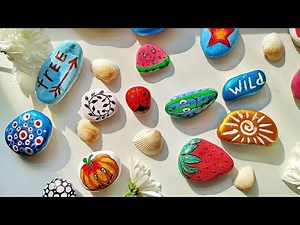 50+ Rock Painting Ideas - Stone Art For Summer Home and Garden Decorating