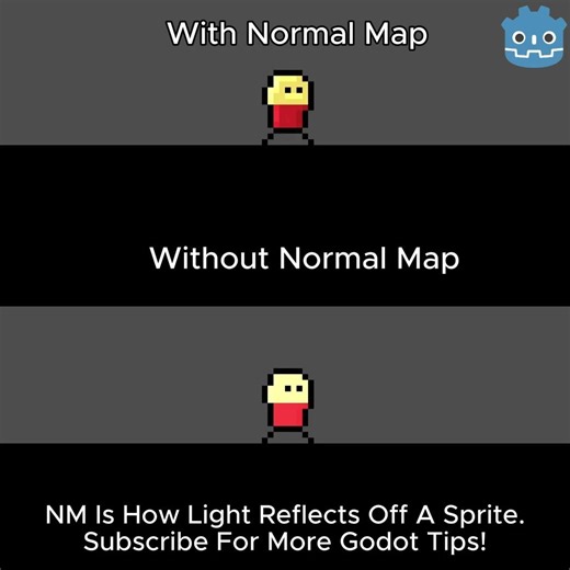 Normal Maps In Godot #godot #gamedev #gamedevelopment #gamedesign #gaming #gamedesigning #gameengine