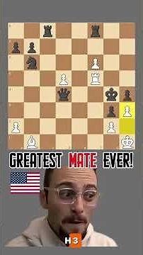 The Checkmate That Echoed Through Chess History! 💥♟️