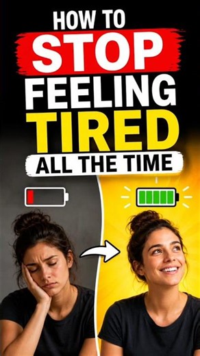 How To Stop Feeling Tired All The Time