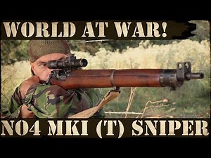 World at War: 700 Yards Mayhem - British Sniper vs German Sniper - No4 MKI T vs High Turret!