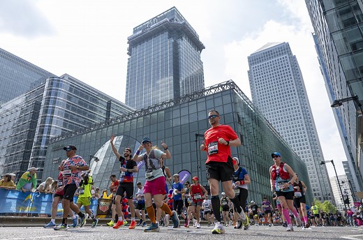Strava reveals finish time data on the 2025 London Marathon
