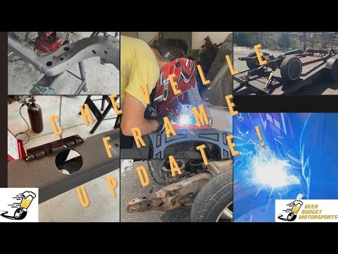 Finally an update on the Chevelle!!! Frame repair, upgraded and welded!!!
