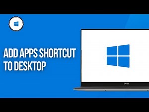 How To Add Apps Shortcut to Desktop in Windows 11 PC or Laptop