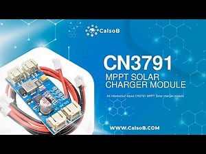 Cn3791 MPPT solar charger module - Connection and Working