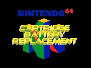 N64 Cartridge Test and Battery Replacement
