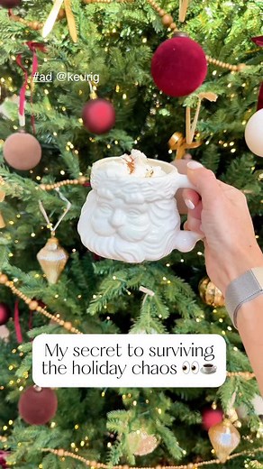 #Ad The holiday chaos is real 🎁☕️ and my Keurig® K-Mini Mate™ brewer is the calm in the middle of it all. One button and my latte is brewing while I’m wrapping gifts, juggling to-dos, and trying to make the season magical ✨@keurig brews more than coffee — it brews a little peace, one cup at a time. Comment MINI for a link to grab the Keurig® K-Mini Mate brewer on Amazon for Black Friday! It would make a great gift too 🎁 ☕️ #coffee #coffeetime #coffeelover | At Home with Audrey Ross