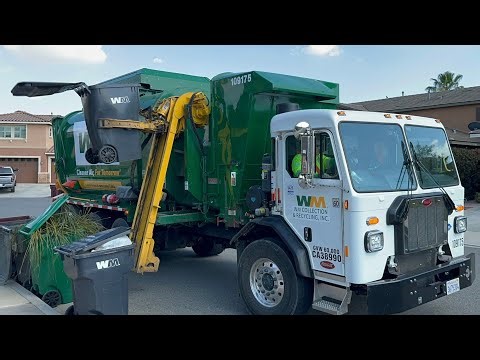 Brand New WM Pete 520 Amrep Automated Side Loader Garbage Truck on Cool Carts