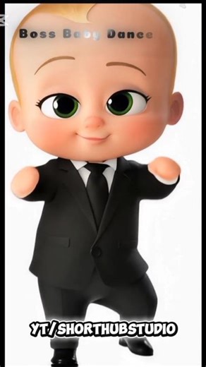 Boss Baby Dance Short 🖤🤗