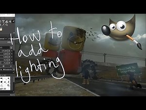 GIMP Tutorial - How to Add Lighting to an Image