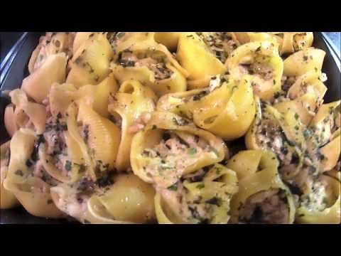 Cheesy Crab Stuffed Jumbo Shells Recipe