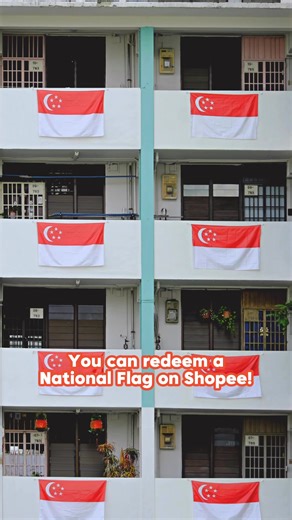 75K views · 130 reactions | don't forget to redeem your National Flag for free with Shopee Collection points!! 﫡 >> https://s.shopee.sg/5pwk6ynvHx | Shopee | Facebook
