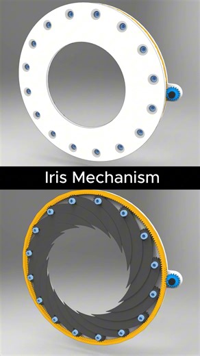 Iris MEchanism #mechanism #machine #solidworks #simulation