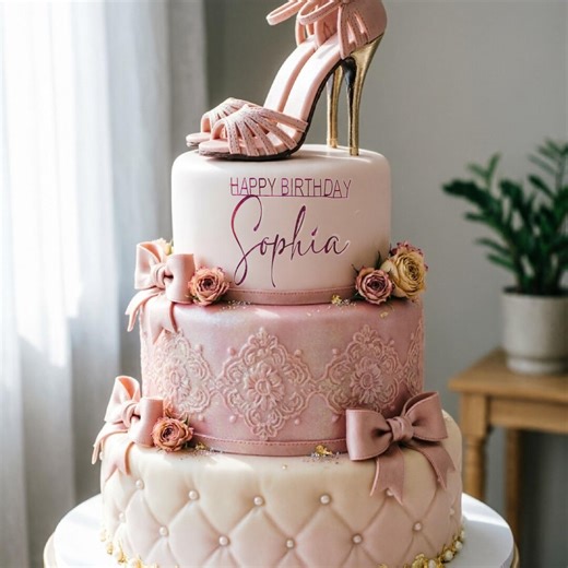 Happy Birthday Wrap Cake Topper – Personalized, Modern Birthday Decoration - Etsy