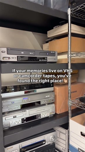 If your memories live on VHS or camcorder tapes, you've found the right place!