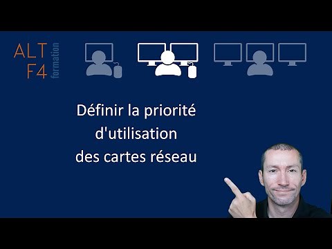 Windows : Définir la priorité d'utilisation des cartes réseau