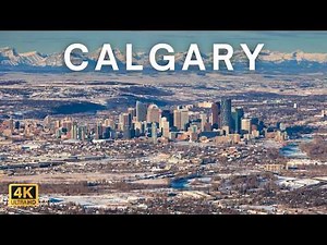Calgary, Canada 🇨🇦 in 4K ULTRA HD | Skyline & Rocky Mountain Gateway | Drone Footage