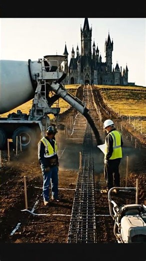 This Castle Build is Absolutely Insane #megaproject #construction