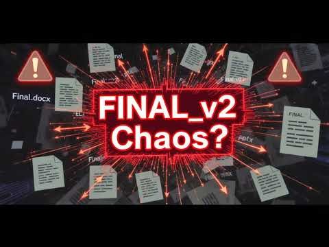 How to solve version control issues caused by multiple “Final v2” document