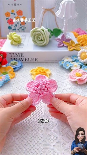 1.5K views · 21 reactions | Easy and simple crochet rose steps for beginners and professionals. Educational video! 臨 Tutorial, Crochet, Rose, Video. #Crochet #Rose #Tutorial #Video | Her creativity | Facebook