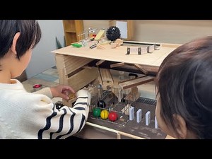 ビー玉ビーすけの大冒険エピソード4「トゲトゲ軍」のピタゴラ装置を作って遊んでみた！