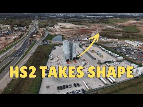 HS2 Birmingham Interchange Begins to Take Shape | A45 and Station Site Works
