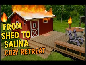 This Isn’t a Barn… It’s My Secret DIY Sauna - Part 1