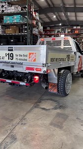 2M views · 10K reactions | Rent this for only $19 Home Depot truck on 24x14 American Force wheels #americanforcewheels #truck #flatbed | Glen Johnson | Facebook
