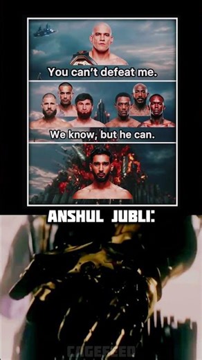 You Can’t Defeat Me UFC Meme | Ultimate Fighter Showdown 😂 #ufc #mma #shorts